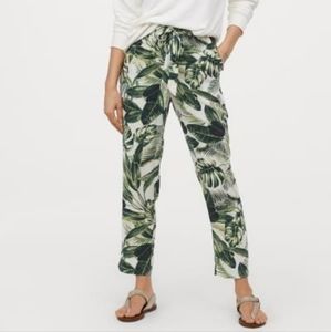 H&M Palm Print Pants
